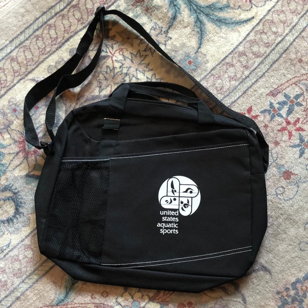USAS United States Aquatic Sports canvas computer laptop bag